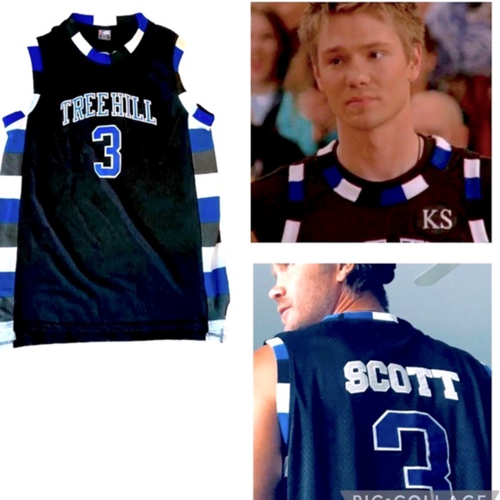 Lucas Scott One Tree Hill Black Jersey Size XXL (runs small)